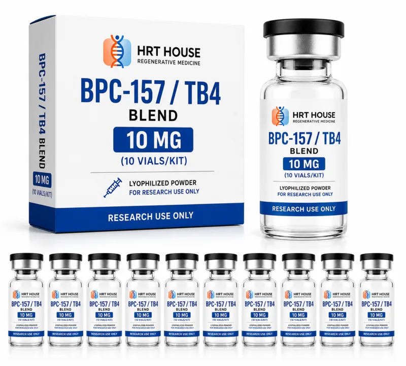 BPC-157 / TB4 Blend-10mg (10 vials/Kit)