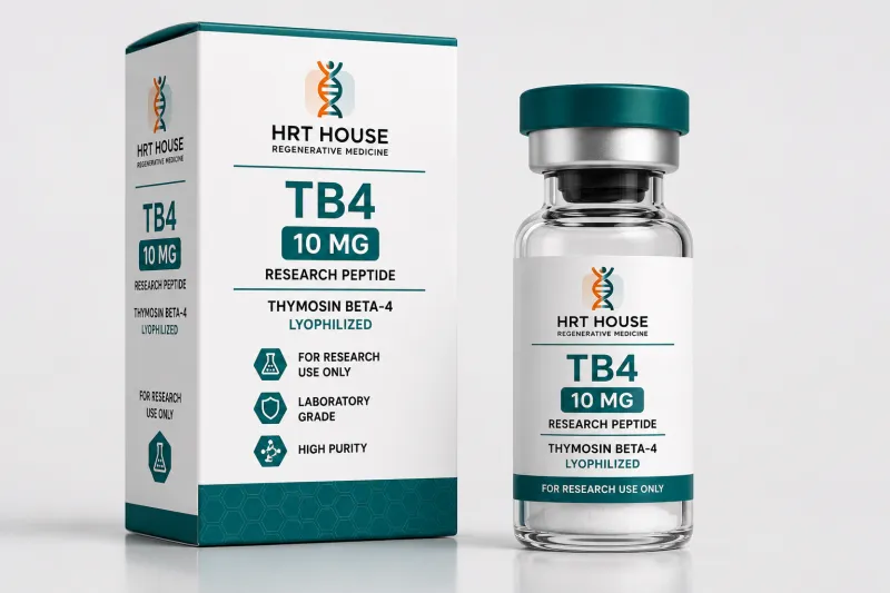 TB4 10mg Research Peptide | Thymosin Beta-4 Lyophilized Vial