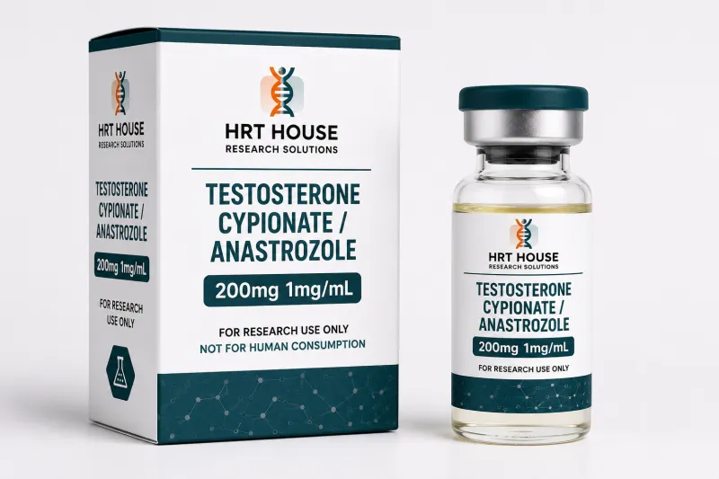Testosterone Cypionate / Anastrozole 200mg  1mg/mL