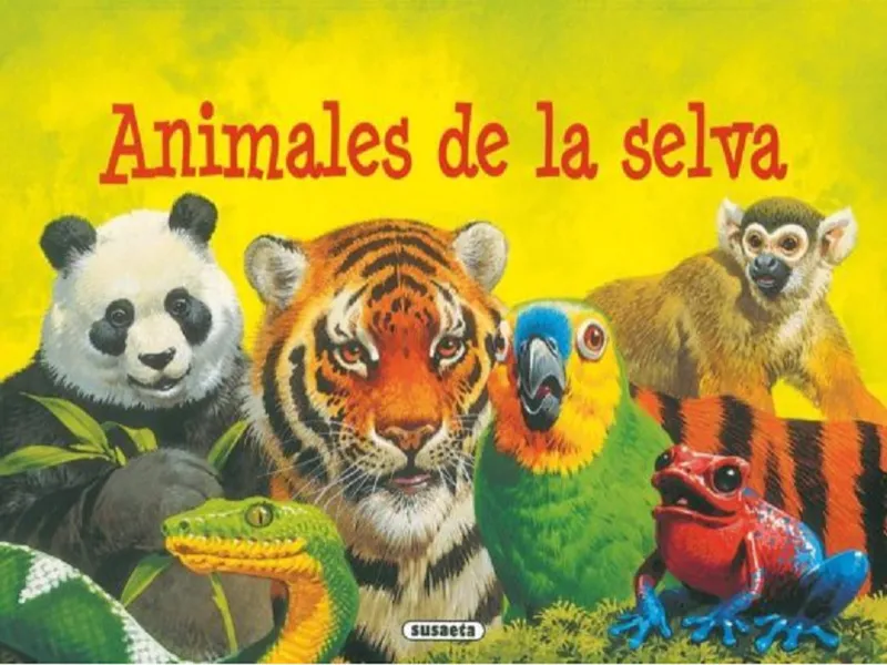 Animales de la selva (desplegable) Autor: Varios Autores 