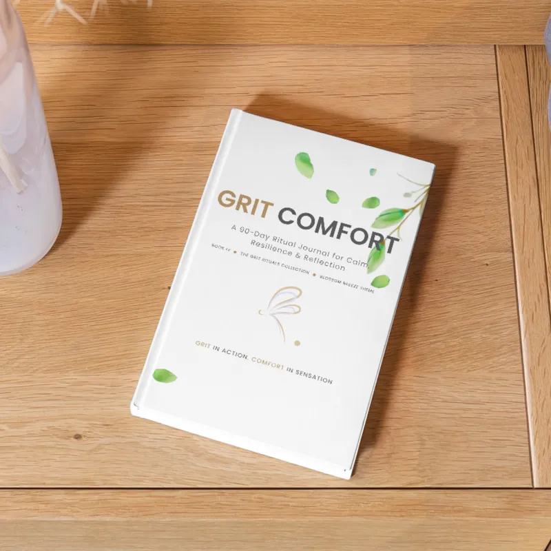Grit Comfort Journal (Blossom Breeze Theme): 90-Day Guided Reflections for Resilience & Calm