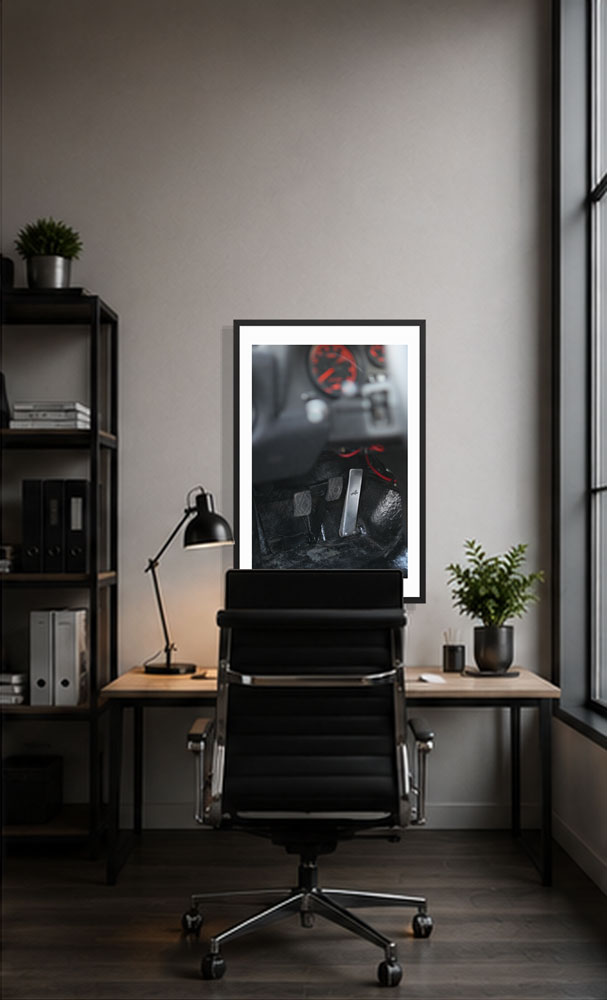 Renault Alpine A310 Gas Pedal – Framed Print