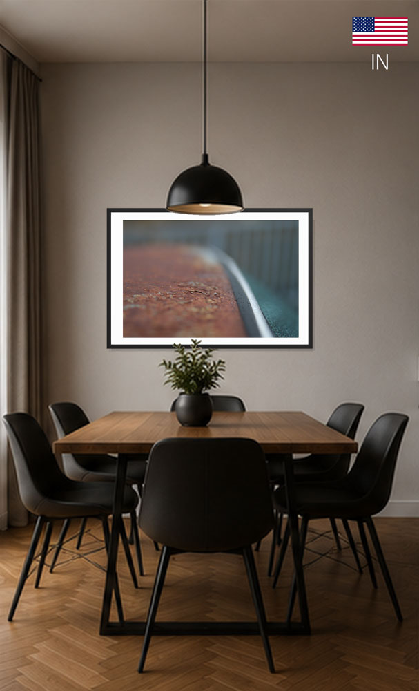 Patina Porsche 912 - Rusty Roof - "In Rust I Trust" - Framed Print (in)