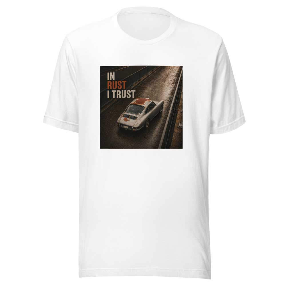 “In Rust I Trust” Porsche 912 Unisex T-Shirt