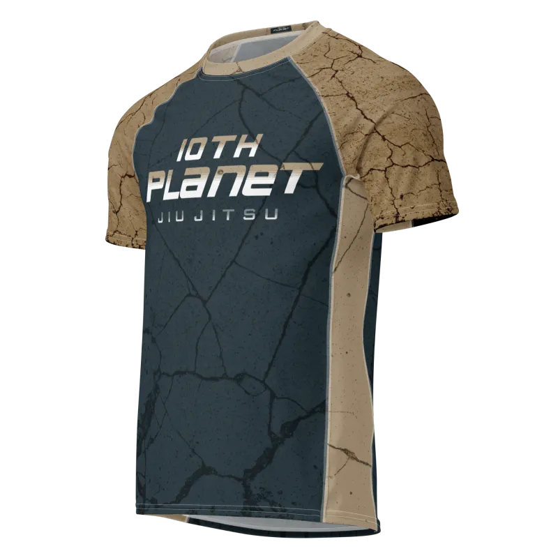 Unisex Short Sleeve Rashguard - Tidal Fracture
