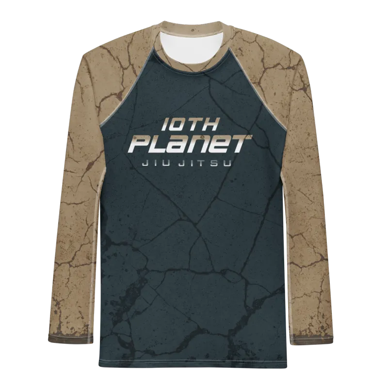 Men's Long Sleeve Rashguard - Tidal Fracture 