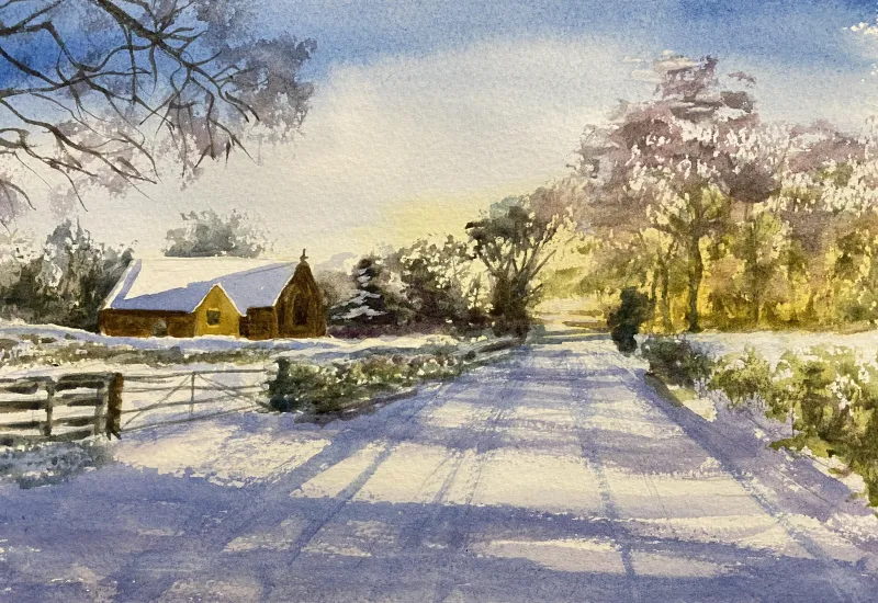  Paint a Winter Watercolour Scene