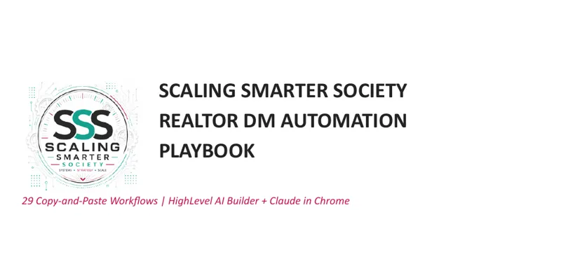 FREE Realtor DM Automation Playbook