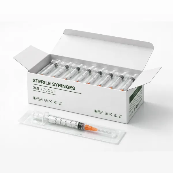 Box of 100 syringes