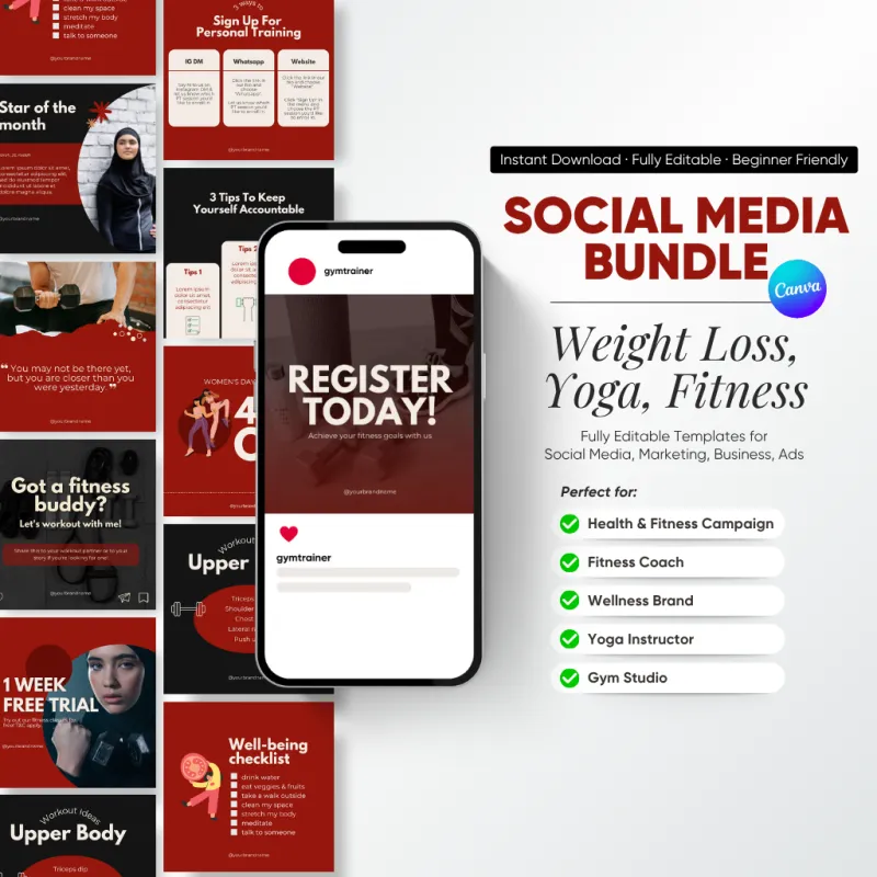 Social Media Bundle – Weight Loss Edition