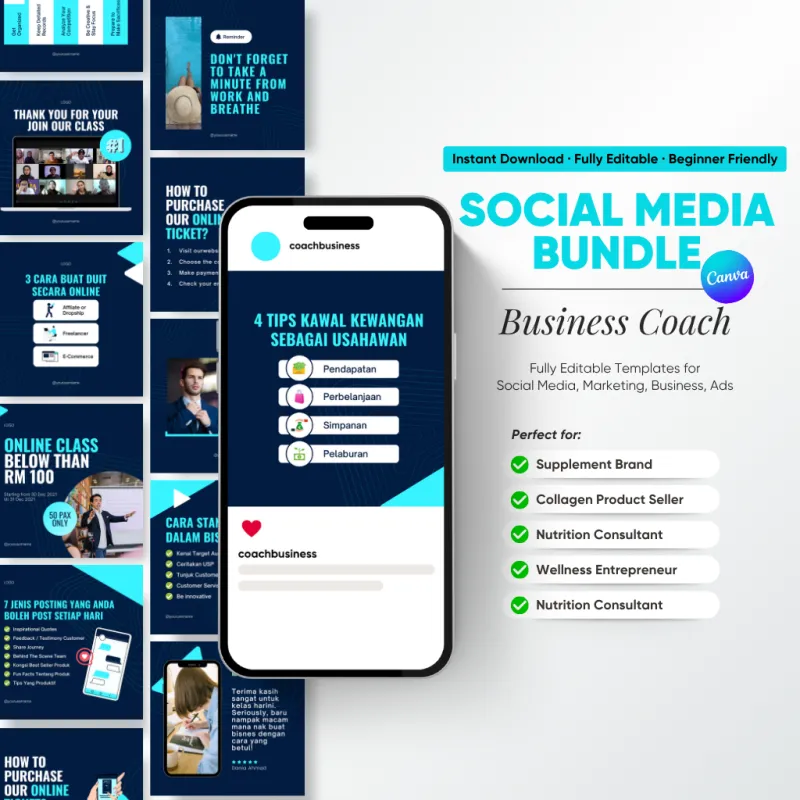 Social Media Bundle – Business Coach Edition
