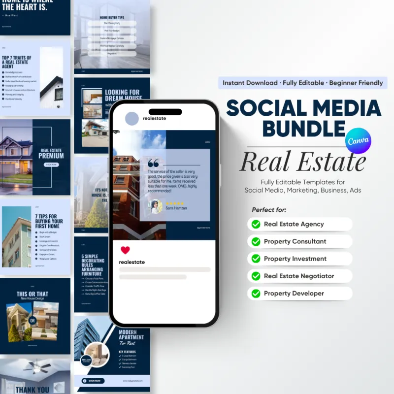 Social Media Bundle – Real Estate Edition