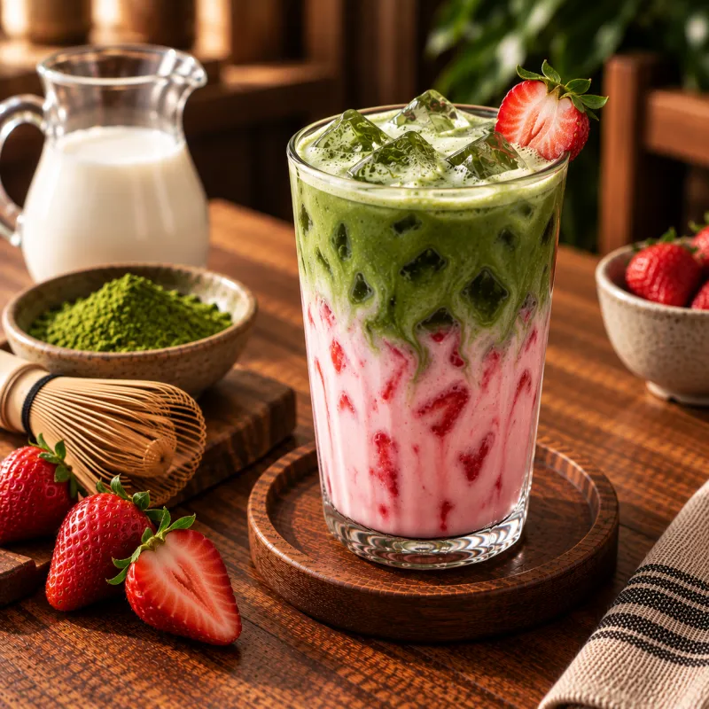 Strawberry Matcha