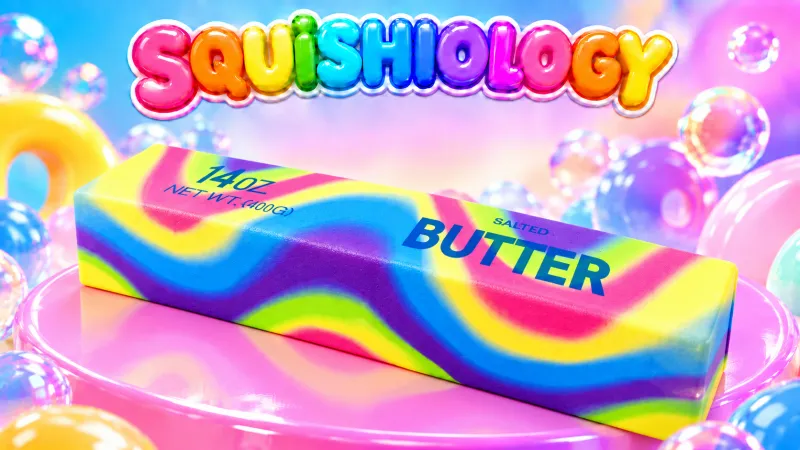 Rainbow Butter Foam Squishy (14 OZ)