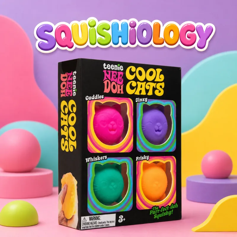 NeeDoh Cool Cats (Teenie 4-Pack)