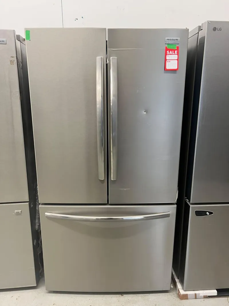Frigidaire GRFN2853AFF 27.8 Cu.Ft French Door Fridge – Ice Maker, Water Dispenser, Stainless Steel