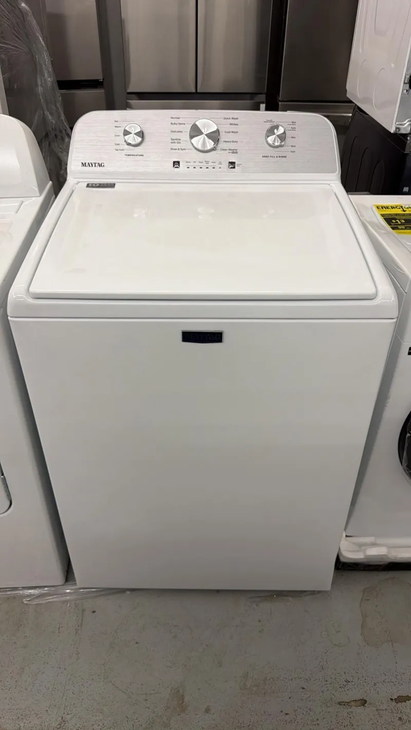 Maytag MTW4205SW0 Top Load Washer – 4.2 Cu.Ft, Power Agitator, Deep Fill, White
