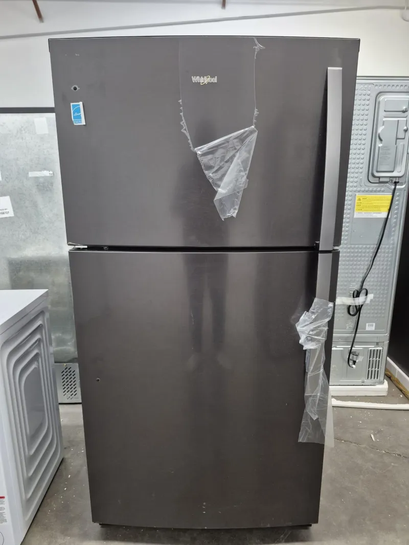 Whirlpool WRT541SZHV03 21 Cu.Ft Top Freezer Fridge – Black Stainless, Ice Maker Ready