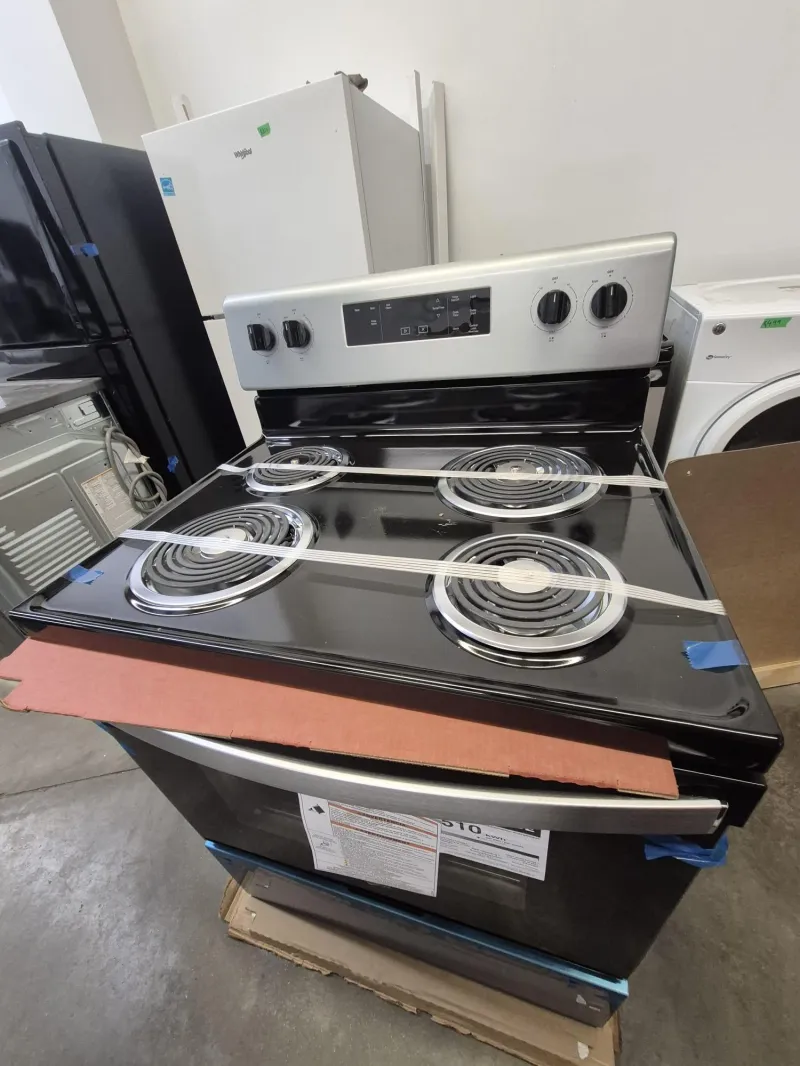 Whirlpool 30" YWFC315S0JS4 Electric Range Stove 4.8 Cu Ft Stainless Steel