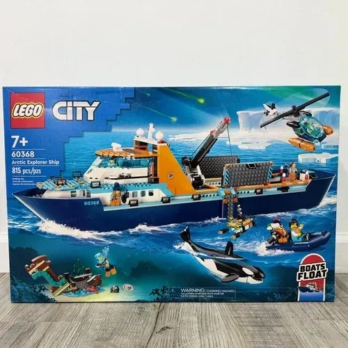City Arctic Explorer Ship 60368 Building Toy Set Toy Boat That Floats with