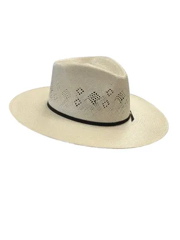 Fedora Straw-Twister 30x Shantung Multi diamond