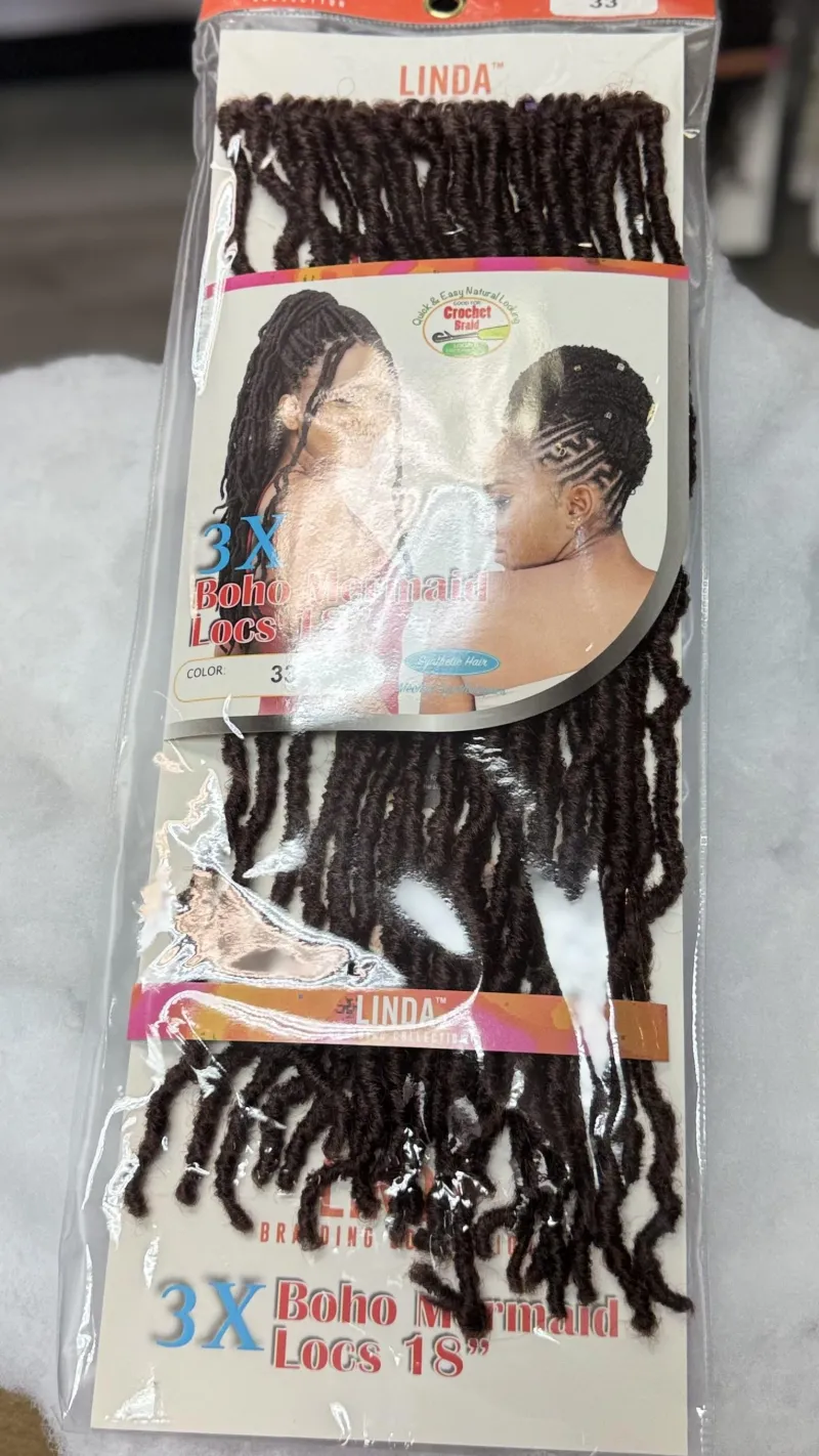 Boho 3X Mermaid Locks 18 inch