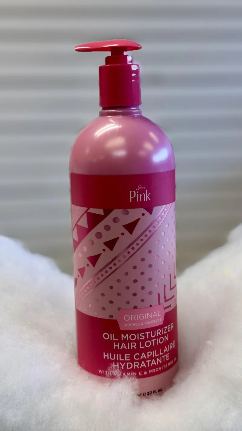 Lester's Pink Oil moisturizer hair lotion-32 oz 