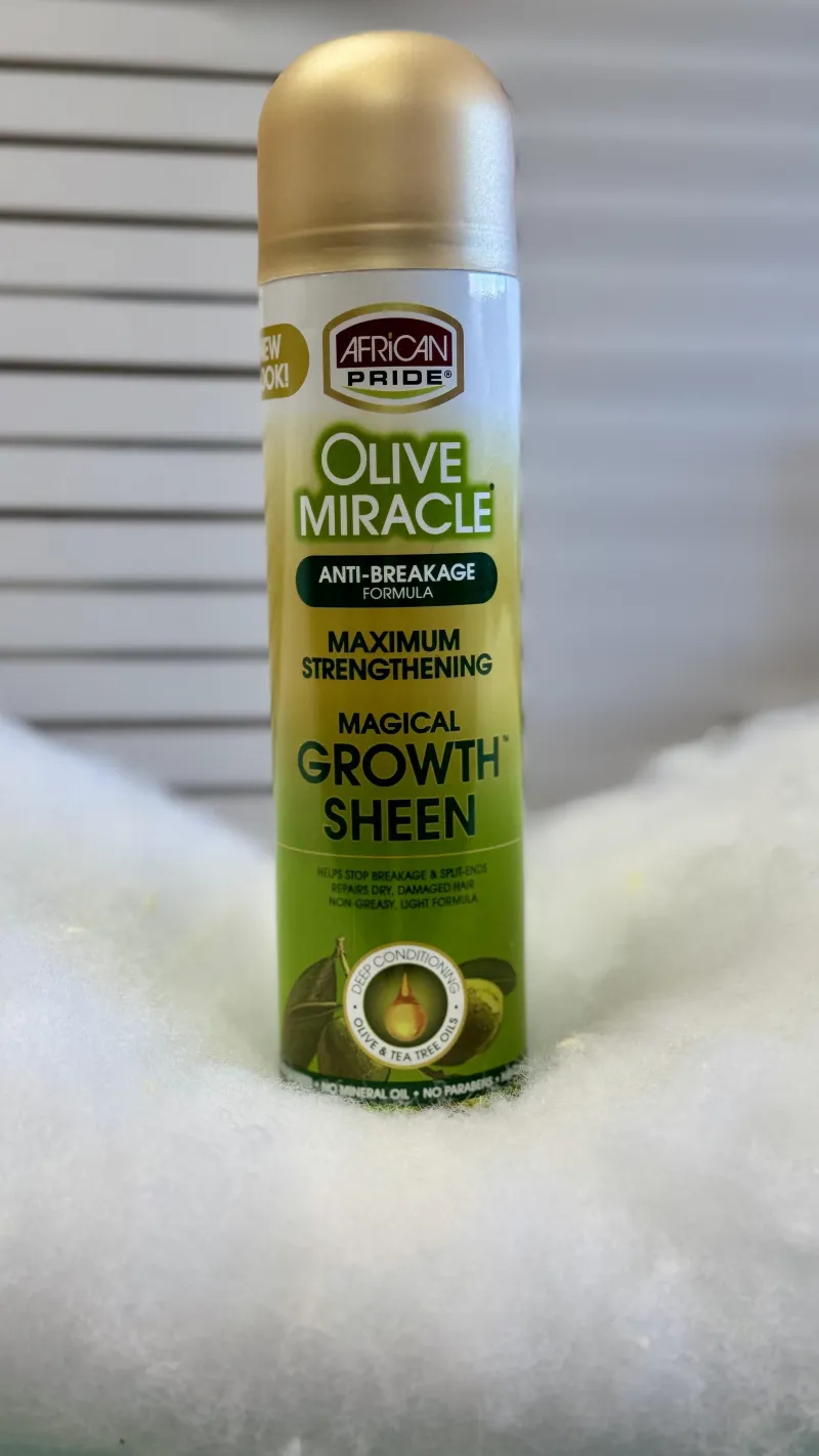 African Pride Olive Miracle Maximum Strength Growth Sheen
