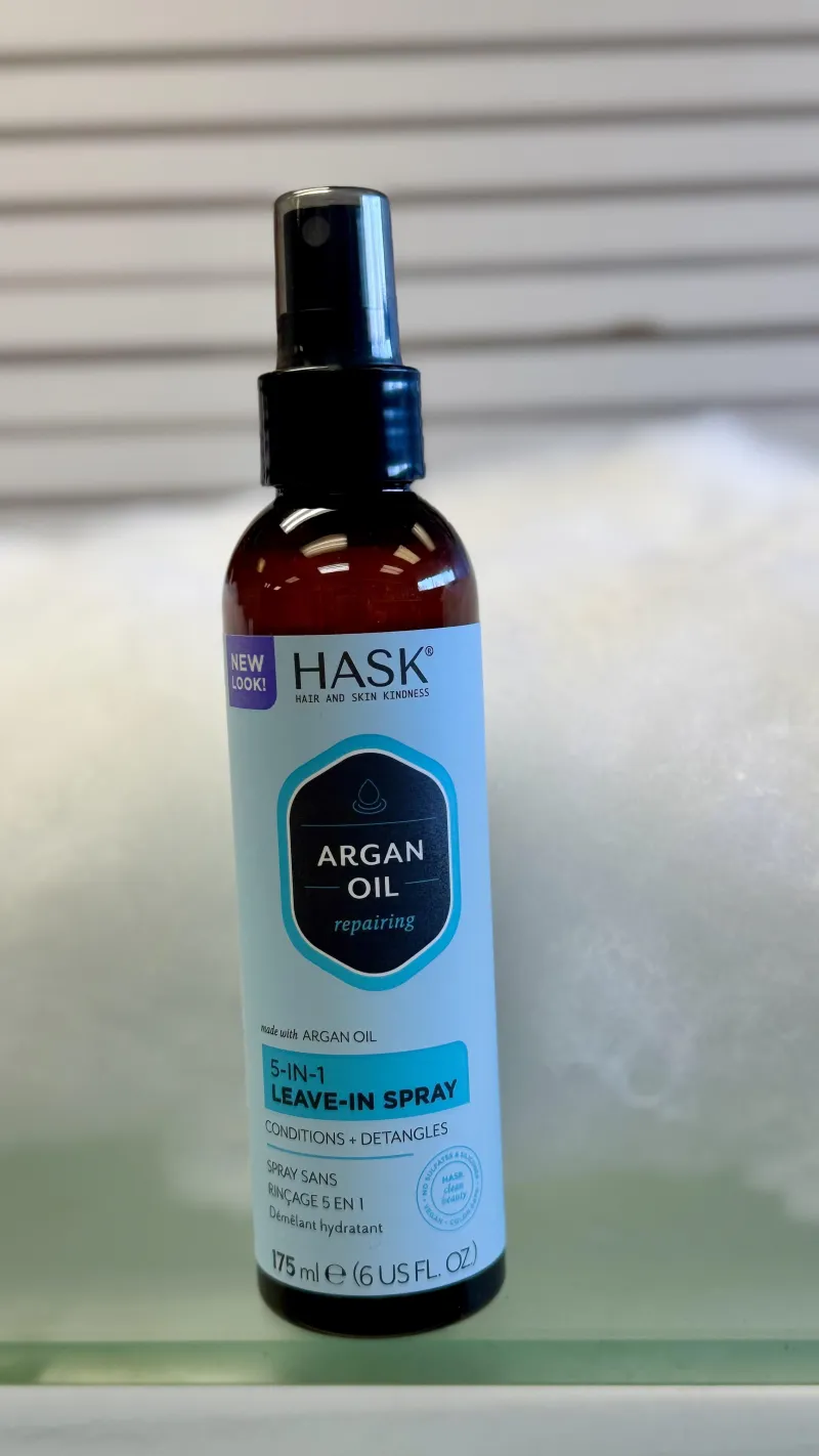 Hask Argan Oil 5-in-1 Leave -In Spray Conditioner, 6 OZ