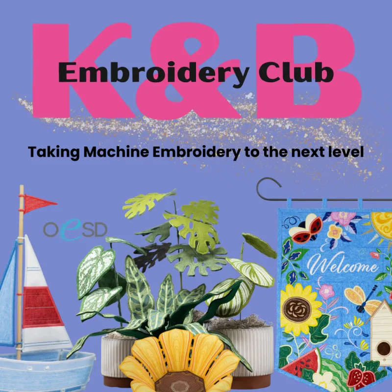 Embroidery Club Session-Bring your own project