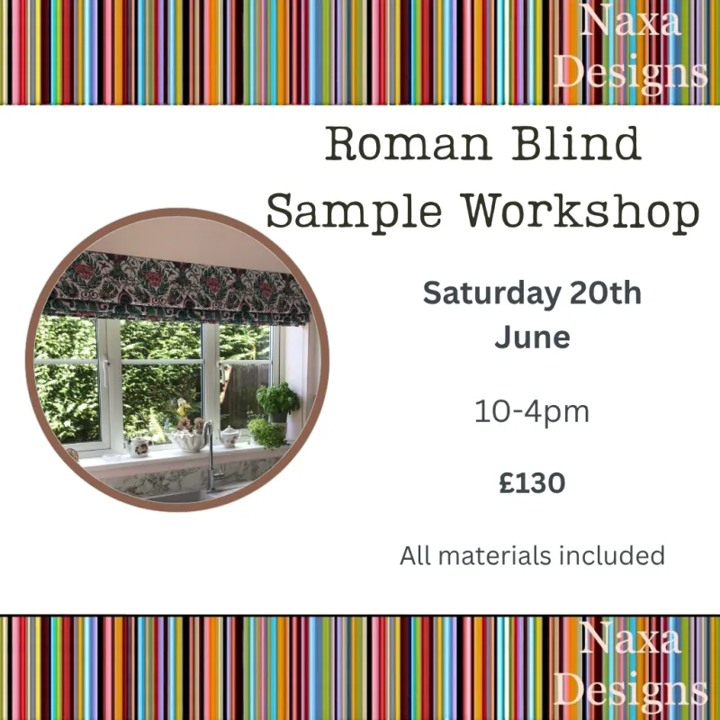 Roman Blind Sample Workshop-deposit
