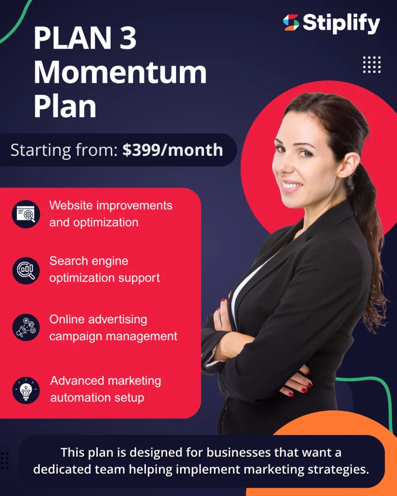 Momentum Plan - Stiplify Marketing Platform