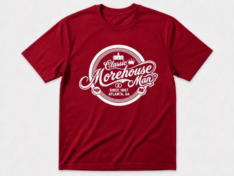 Classic Crest Legacy Tee - Maroon & White