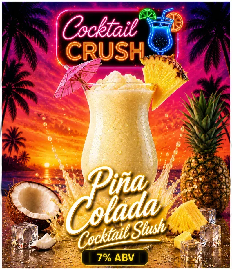 Piña Colada Cocktail Slush – 5L