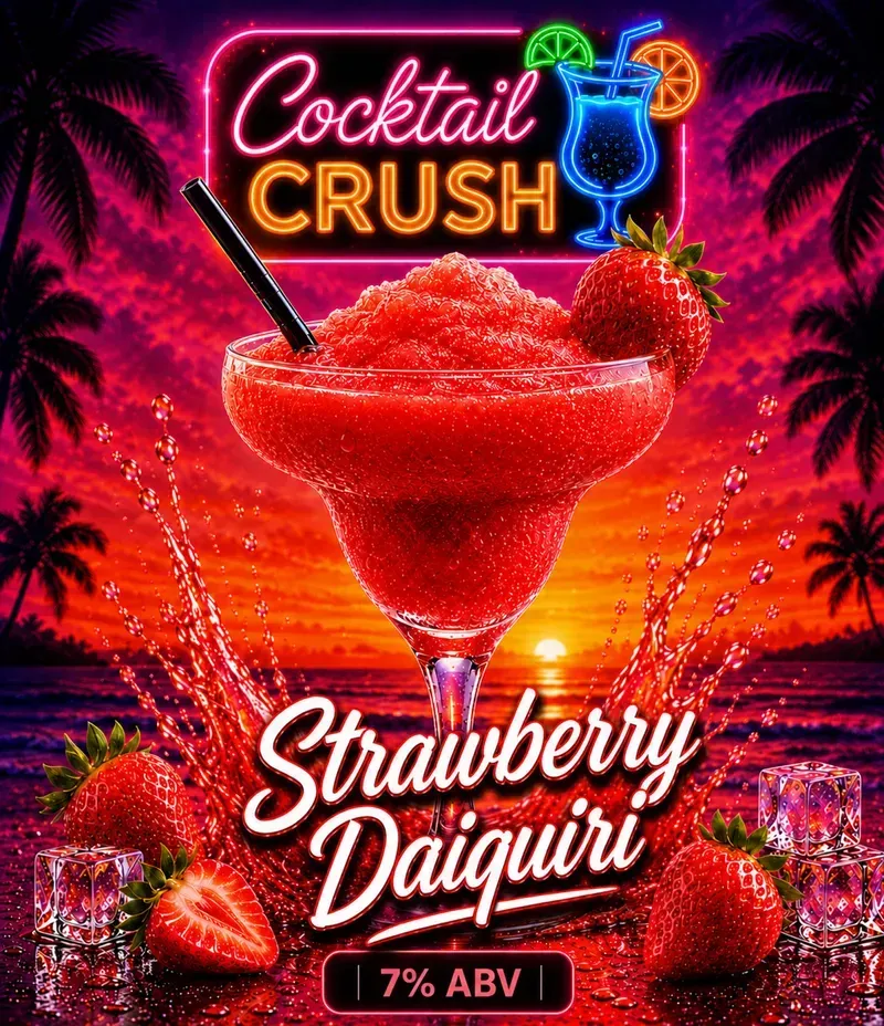 Strawberry Daiquiri Cocktail Slush – 5L