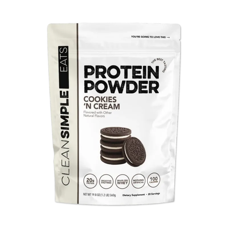 Protein Powder- Cookies 'N Cream 20 Serving Bag
