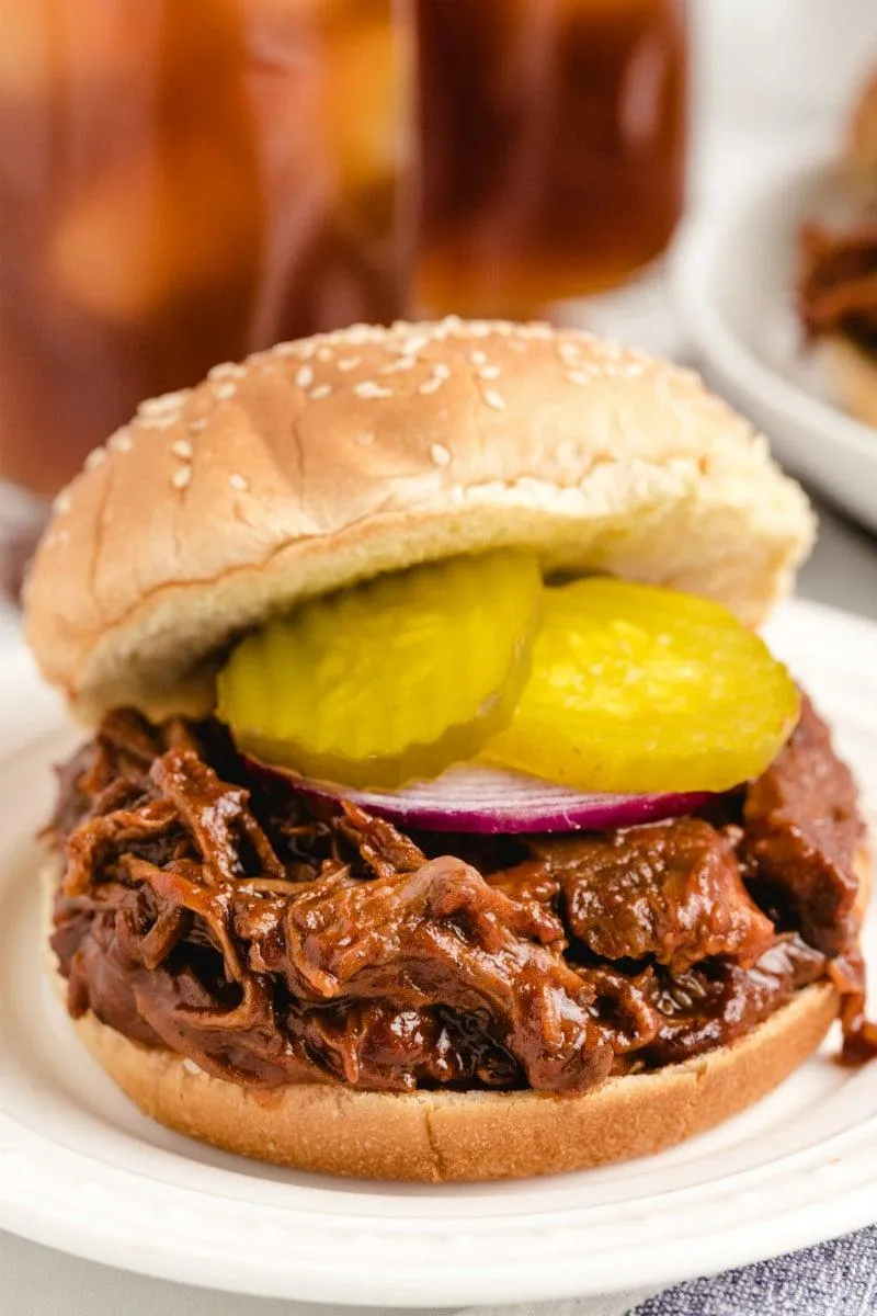 Sliced BBQ Sandwich