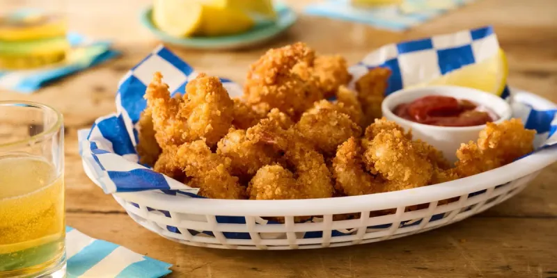 Lightly Breaded Popcorn Shrimp