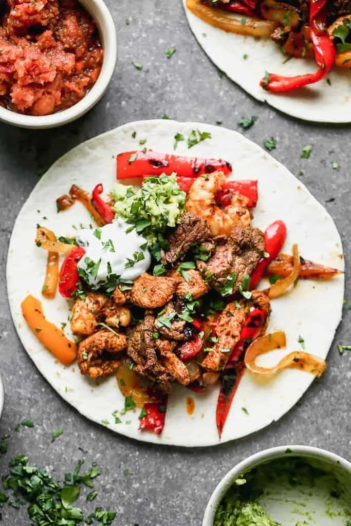 Beef and Chicken Combo Fajita