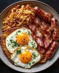 Ham Bacon or Sausage & Eggs