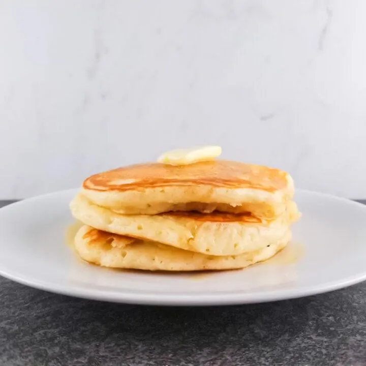Big Stack of Three Pancakes