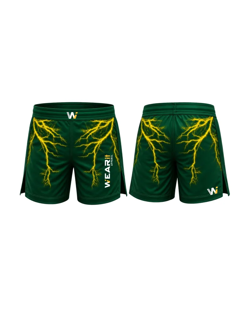 - Grappling/MMA Shorts - Surge (Green&Yellow)
