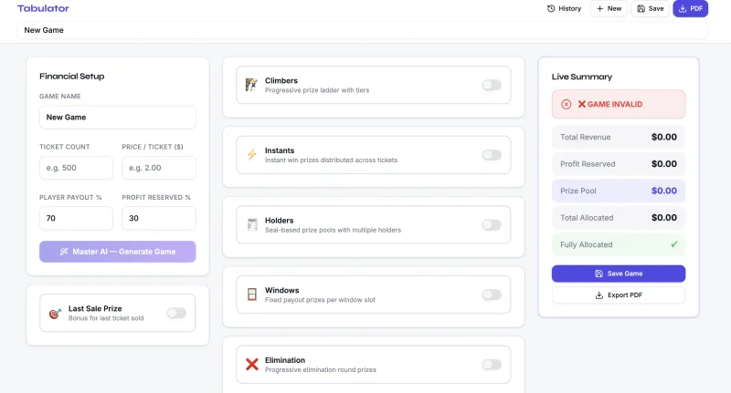 Tabulator Subscription