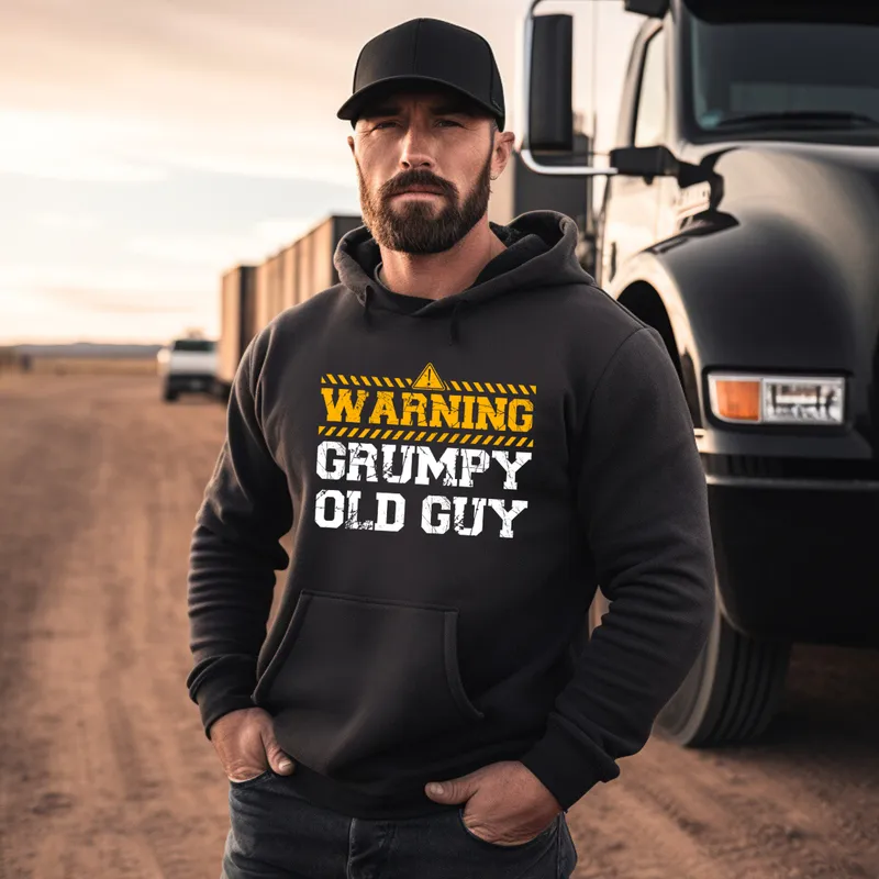 Warning Grumpy Old Guy Sweatshirts