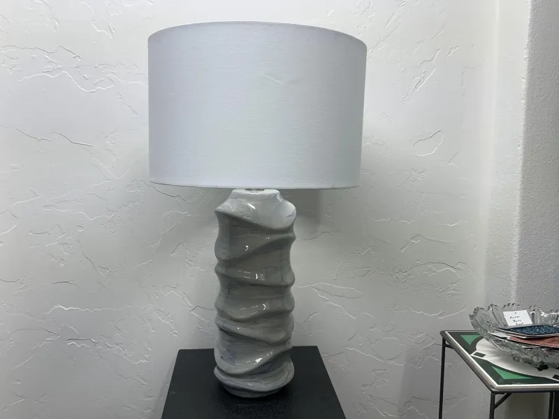 Modern Sculptural Ceramic Table Lamp