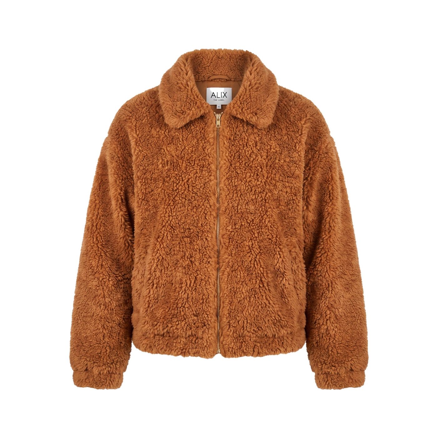 ALIX Teddyjacke – Cognac