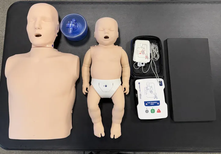 PRESTAN Adult & Infant CPR Manikin Bundle with Feedback & AED Trainer | Pre-Owned