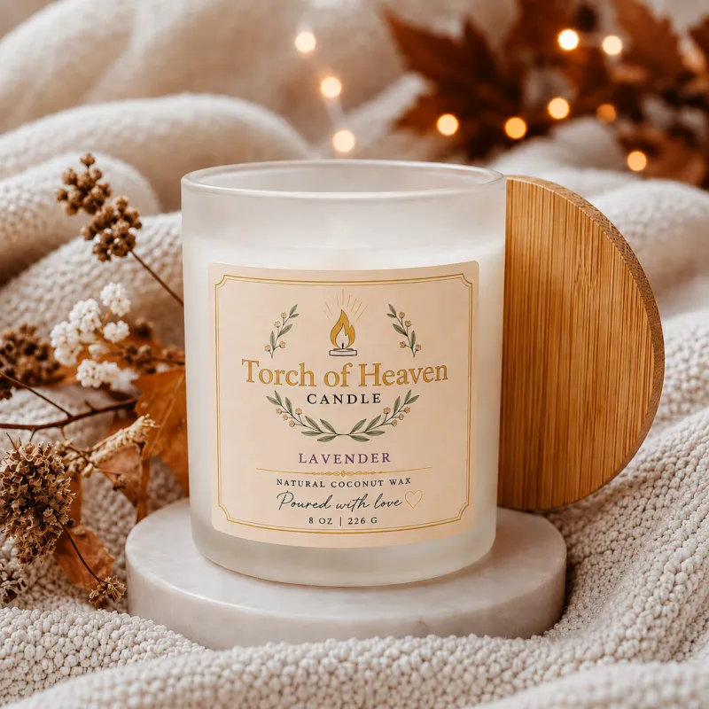 Lavender Wax Candle – 8 oz / 226 g