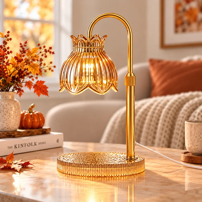 Gold Electric Candle Warmer Lamp