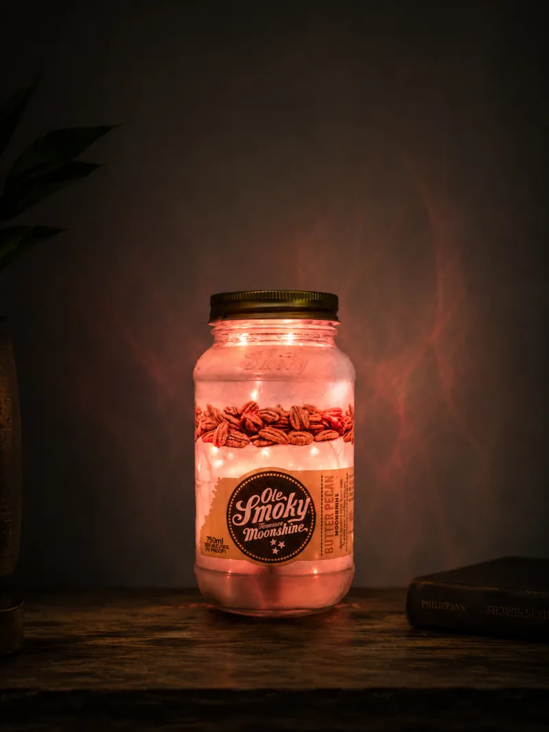 Ole Smoky Moonshine Jar Light – Rustic Whiskey Décor